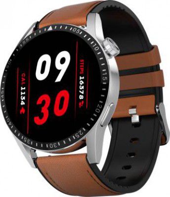 Fire-Boltt Ultimate 1.39 Stainless Steel Luxury Smartwatch, Bluetooth Calling, 120+ Sports Smartwatch (Brown Strap, Free Size)