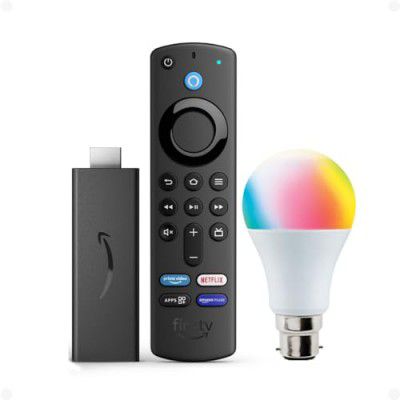 Fire TV Stick with Wipro 9W LED Smart Bulb Combo