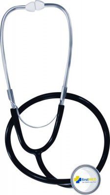 Firstmed Professionals Acoustic Stethoscope Acoustic Stethoscope  (Black and White)