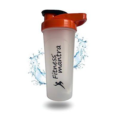 Fitness Mantra® 700ml Gym Protein Shaker Bottle with Mixer Ball [Capacity 700 ml]