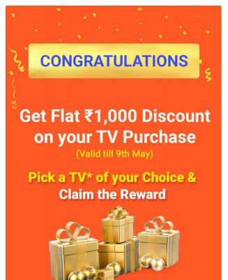 Flat ₹1000 Discount Coupon on Flipkart