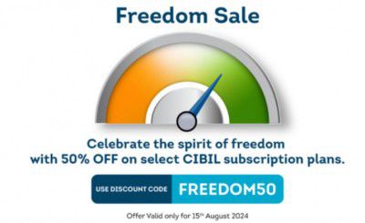 FLAT 50% OFF On CIBIL Score & Report Subscription | Valid only for Today