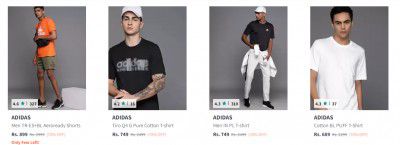 Flat 70% Off On Adidas Men's Clothing