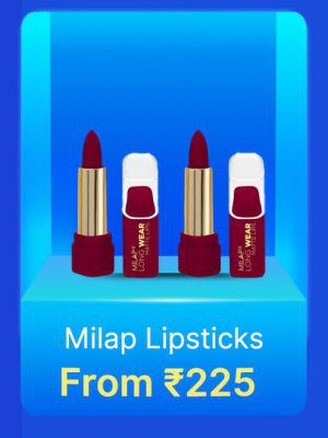 Flipkart Big Billion Days Milap Offer: Milap Lipsticks from Rs. 225/-