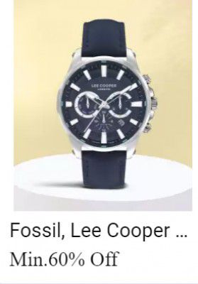 Flipkart Big Billion Days Lee Cooper offer: upto 60% off on Wrist Watches