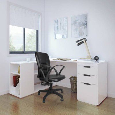 Flipkart Perfect Homes Leatherette Office Visitor Chair