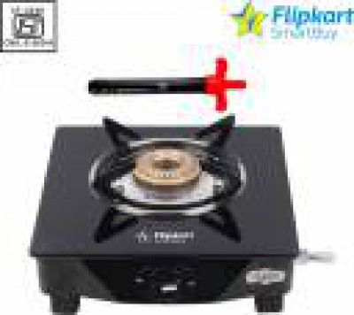 Flipkart SmartBuy 1 Burner Icon Glass Manual Gas Stove  (1 Burners)