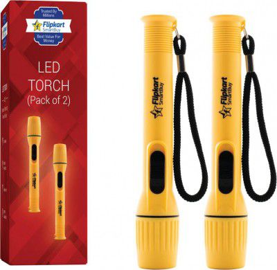 Flipkart SmartBuy LED Pack of 2 Torch (18.8 cm)