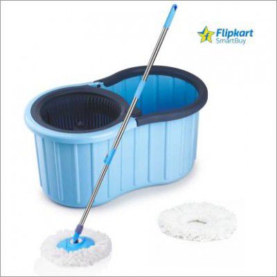 Flipkart SmartBuy NEW DESIGNER MOP WITH PLASTIC SPRINKLER AND 2 MICROFIBER REFILL Bucket, Mop, Mop Set