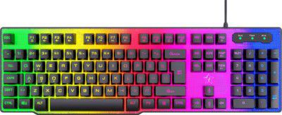 Flipkart SmartBuy PK-29 LED Backlit with Mechanical Switch Feeling Wired USB Gaming Keyboard  (Black)