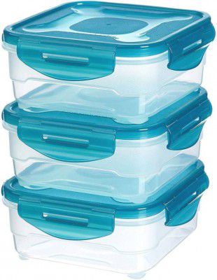 Flipkart SmartBuy Plastic Grocery Container - 800 ml  (Blue)