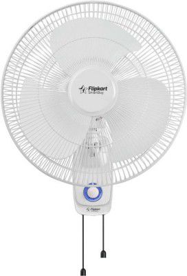 Flipkart SmartBuy Potent Plus 400 mm 3 Blade Wall Fan  (White & Blue, Pack of 1)