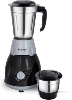 Flipkart SmartBuy Storm Max PowerChef 500 W Juicer Mixer Grinder  (Storm Max PowerChef | 2 Jars | Grey, Black)