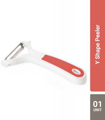 Flipkart SmartBuy Vegetable & Fruit Y-Shaped Peeler (White, Red)