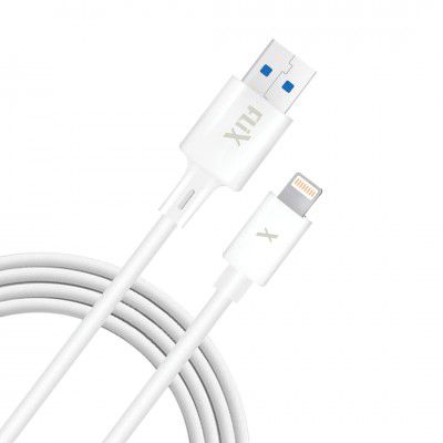 FLiX (Beetel) USB to Lightning PVC Data Sync & 12W(2.4A) Fast Charging Cable for iPhones (XCD - FPL01)