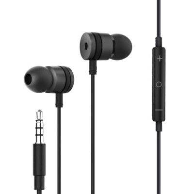 FLiX(Beetel) Tone E45 in-Ear 1.2 Meter Earphone with Mic (Black E45)