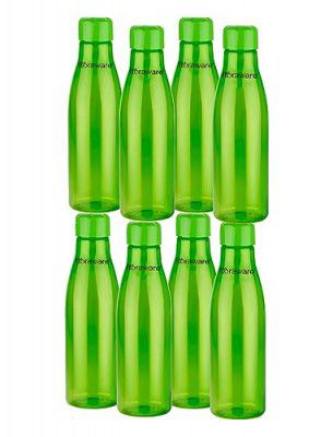 Floraware Food Grade Premium Plastic Fridge Fresho Water Bottle, BPA Free | 100% Leak Proof | Office Bottle | Gym Bottle | Home | Kitchen | Travel Bottle Drinking Bottle, 1000ML, Green (4)