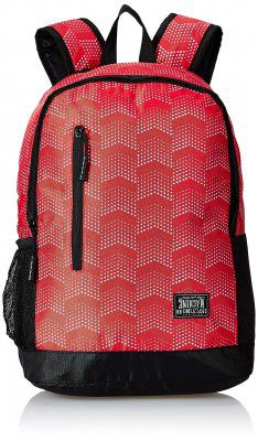 Flying Machine 6 Ltrs Red School Backpack (FMSB0085_RED_OP)