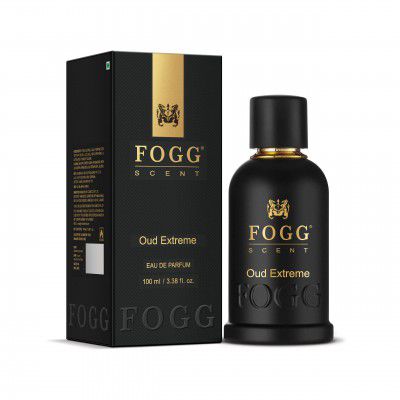 FOGG Men Spray Scent Oud Extreme Perfume, Powerful Fragrance Spray, Eau De Parfum, 100 Ml