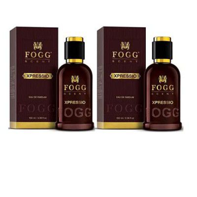 FOGG Men Spray Scent Xpressio Perfume Fragrance Spray, Eau De Parfum, 2 X 100 Ml (Pack Of 2)