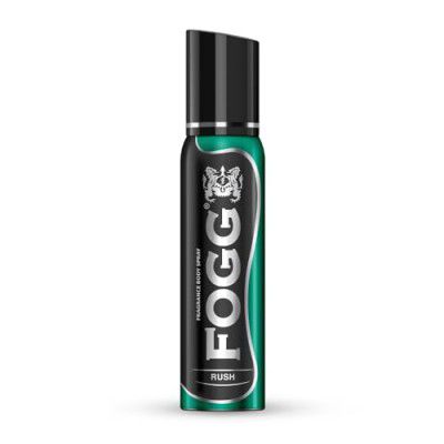 Fogg Rush No Gas Deodorant for Men, Long-Lasting Perfume Body Spray, 150 ml