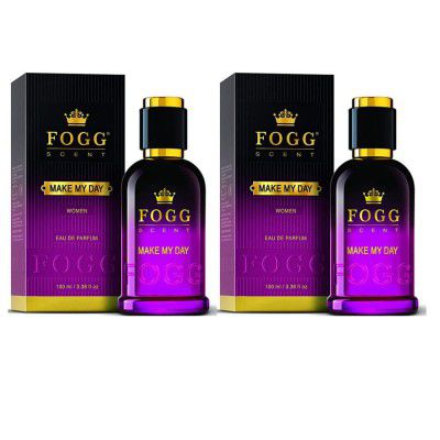 FOGG Women Spray Scent Make My Day Perfume - 2 X 100 Ml (Pack Of 2), 200 Millilitres