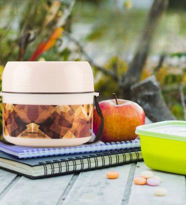 Trueware Foody Brown Plastic Thermoware Lunch Box