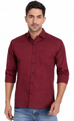 Foomer Mens Regular Fit Cotton Casual Shirt for Men Full Sleeve