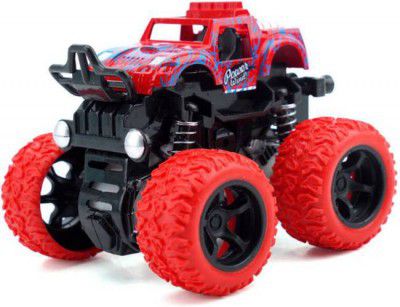 Forbuz Monster Truck Toy for Kids, Amazing Toys, 360 Degree Stunt Truck  (Red)