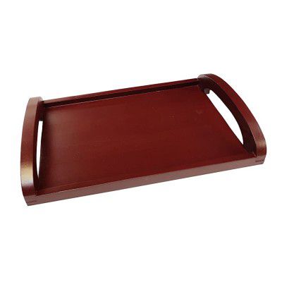 FORESTIS GALLINARIA™ Large Wooden Serving Tray (Standard Brown)