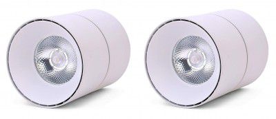 FOS LED Surface Light 30W COB, 3300 LUMENS - 360 Degree Adjustable - Wall/Ceiling Mountable (Neutral White 4000k | Pack of 2)