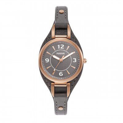 Fossil Carlie Analog Black Dial Womens Watch-ES5212