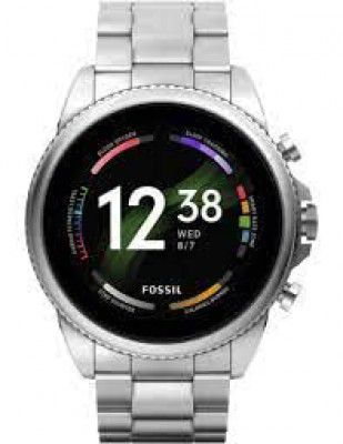 Fossil Gen 6 Smartwatch Digital Black Dial Mens Watch-FTW4060