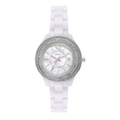 Fossil Stella White Watch CE1116