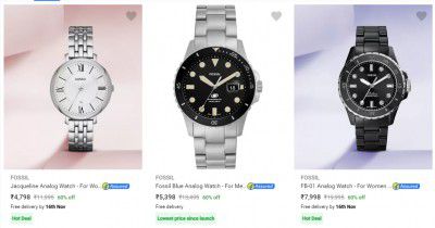 Up to 60%-70% Off Men's Fossil Watches