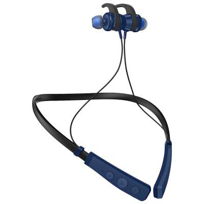 Foxin FoxBeat 131 FOXNBD0009 Neckband (Sweatproof, Voice Assistant Supported, Midnight Blue)