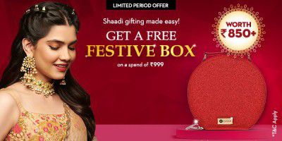 SUGARCOSMETICS: Free Festive Box worth Rs.880 on a spend Mini. of Rs.999