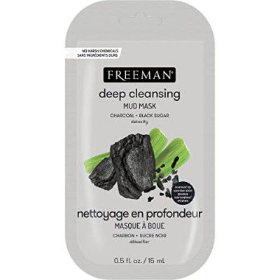 Freeman Deep Cleansing Mud Mask - Charcoal + Black Sugar 15 ml