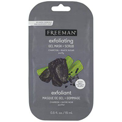 Freeman Exfoliating Gel Mask + Scrub - Charcoal + Black Sugar 15 ml