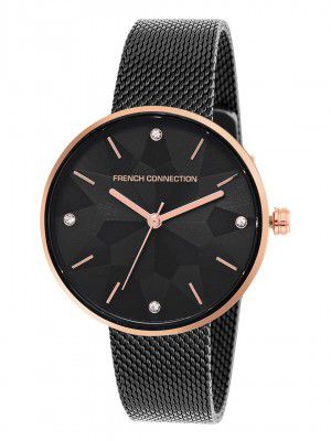 French Connection Analog Black Dial Women's Watch-FCN00015E