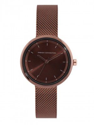 French Connection Analog Brown Dial Women's Watch-FCN00036B