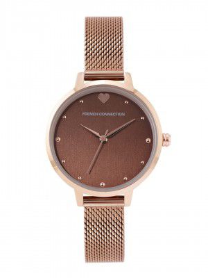 French Connection Analog Brown Dial Women's Watch-FCN00018D