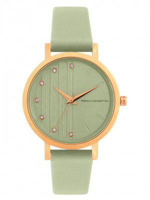 French Connection Analog Green Dial Women's Watch-FC20-63C-R