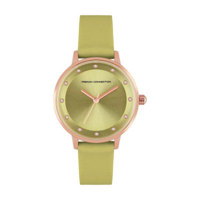 French Connection Analog Green Dial Women's Watch-FCN00035G