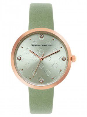 French Connection Analog Green Dial Women's Watch-FCN00040G