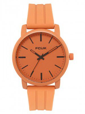 French Connection Analog Orange Dial Mens Watch-FK0011B