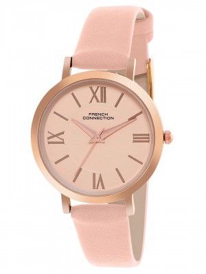 French Connection Analog Rose Gold Dial Women's Watch-FCN00037D