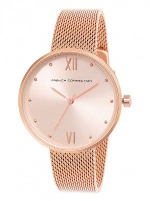 French Connection Analog Rose Gold Dial Women's Watch-FCN00033A