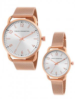 French Connection Analog Silver Dial Unisex's Watch-FCN00011C