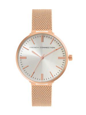 French Connection Analog Silver Dial Womens Watch-FCS002G